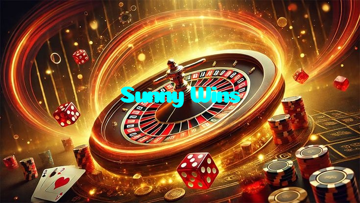 Sunny Wins casino presented on mobile device in Pakistan with slots and live games